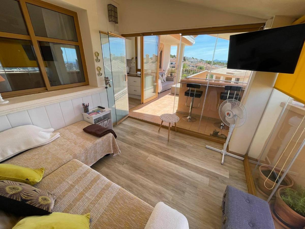 2 Bed Penthouse Apartment - Sea Views - Sleeps 4 Finestrat Exterior foto